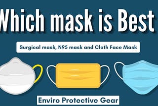 Which face mask is best Surgical mask, N95 mask and Cloth Face Mask
