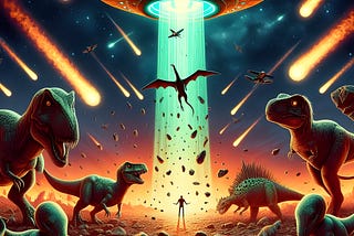 Did You know Dinosaurs Annihilated by Alien UFOs?