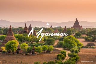 The #thousands of #temples that are spread across the plains of #bagan, Myanmar .