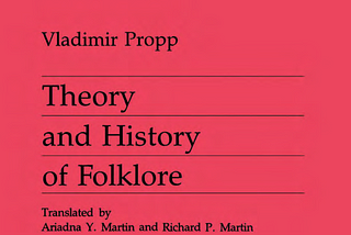 Cover of Book collecting articles by Vladimir Propp