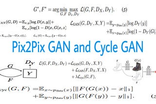 Ch 14.2 Pix2Pix Gan and Cycle Gan