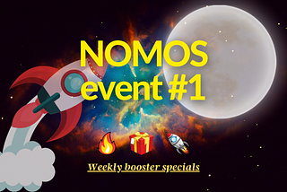 We are excited to announce Nomos Event #1