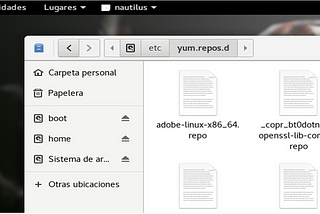 Borrar repositorios en Fedora