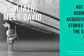 Goliath, meet David — or when corporates and startups cross paths.