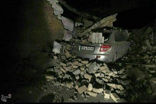The magnitude of the earthquake in Damavand was such that it cracked some houses. 7 May