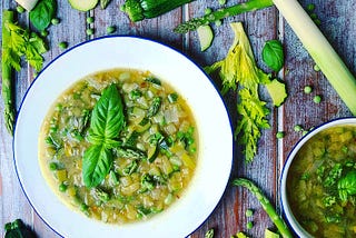 All-The-Greens Chunky Soup