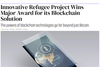 International Awards and Media Coverage, without Delivering an App