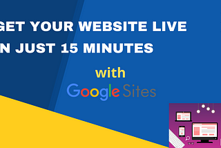 Get your website live in 15 minutes