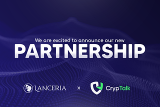 We are happy to announce our new partnership with @Cryptalkapp!