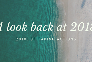 2018: of taking actions
