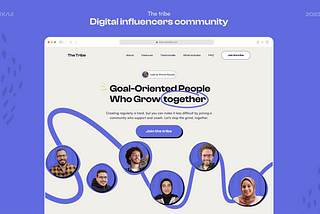 Case Study | Landing page for Ahmed Abuzaid community