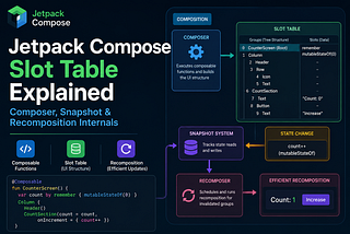 Day 4: Jetpack Compose Slot Table Explained: Composer, Snapshot & Recomposition Internals