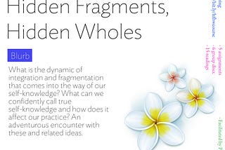 poster of Hidden Fragments, Hidden Wholes