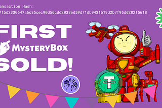 Our First Blockchain-based Mystery Box was Sold