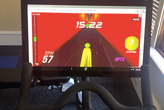 Hacking The Peloton Bike To Play A Cycling Video Game