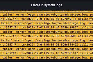 How to set grafana-agent permission with ACL