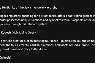 Unveiling the Ten Ranks of the Jewish Angelic Hierarchy, by Bard