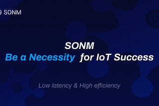 SONM: Be a Necessity for IoT Success