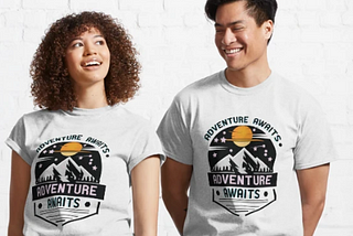 Buy the Adventure Awaits Nature Outdoor Classic T-Shirt