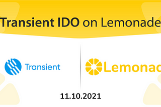 Transient IDO on Lemonade — (11.10)