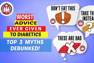 What are the top 3 myths about diabetes that need to be dispelled, and what is the worst diabetes…