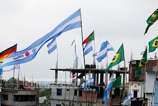 Foreign flags and unconscious citizens