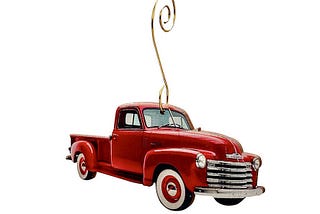 Classic Red Truck Ornament #9982