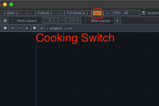 How to turn on/off Real Time Cooking (Rendering) in TouchDesigner — Tip in TouchDesigner#7