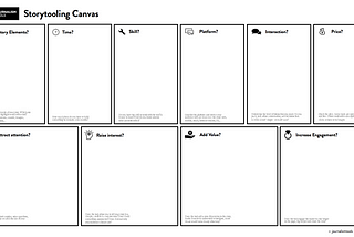 Introducing the Storytooling Canvas