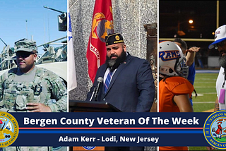 #BergenCountyVeteranOfTheWeek Army Veteran Adam Kerr