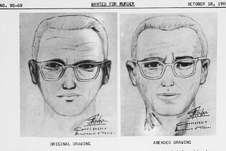 This is a sketch of the Zodiac Killer