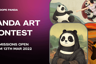 Panda Art Contest! Create and submit your best panda art and get rewarded.