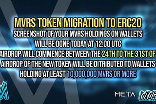 Meta MVRS Token Migration.