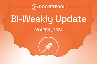 Bi-weekly update, 09 April 2024