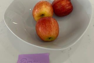A Trio of Apples Still Left to Enjoy