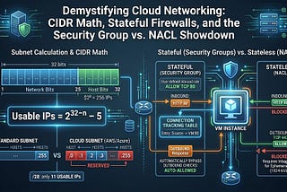 Demystifying Cloud Networking: CIDR Math, Stateful Firewalls, and the Security Group vs.