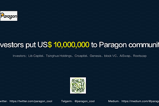 Paragon receives $10 Million Seed Round Financing from Lib Capital