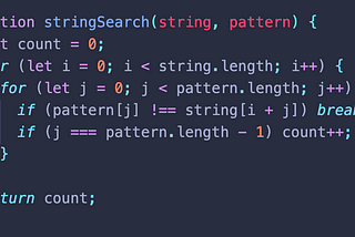 Naive String Searching Algorithm: