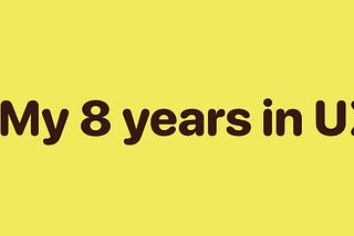 It has been eight years 🥳