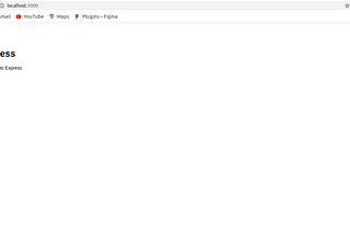 How to create a simple Web Application using Express