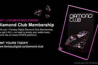 Fantasy Digital Unveils Exclusive Diamond Club NFT Memberships