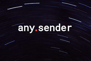 any.sender, transactions made simple