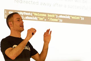 Me speaking at Milano Front-end.