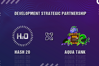 Hash2O <> AquaTank Will Work Together on Staking Farms & HaaS !!