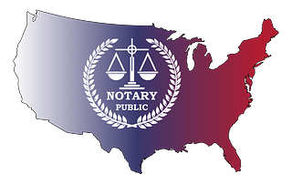 Notary Public seal on the United States of America