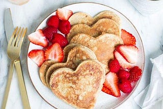 Heart shaped food recipes for Valentine’s Day