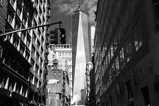 This morning’s meeting is all the way downtown in the financial district.