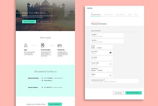 UX Case Study: Redesign India Visa Website