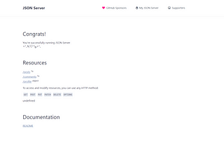 How to create a Fake REST API with JSON-Server