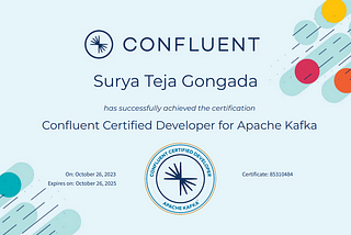 My Journey towards Confluent Certified Developer for Apache Kafka(CCDAK) certification